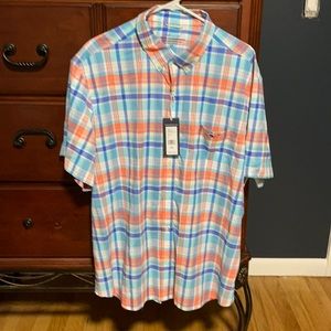 Men’s vineyard vines short sleeve button down XXL NWT